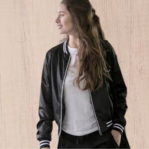 Women’s Satin bomber Jacket SMALL